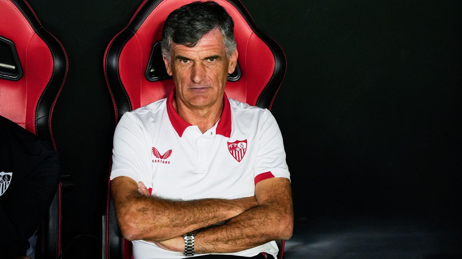 José Luis Mendilibar, en el banquillo el pasado sábado.