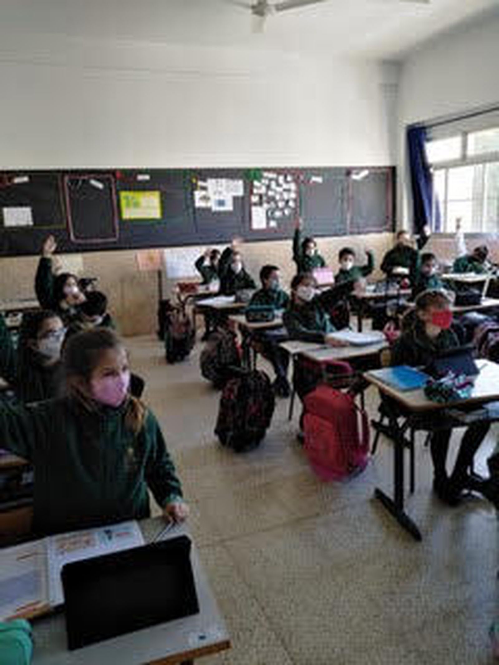 Los escolares participaron activamente durante el encuentro digital con Diario de Jerez