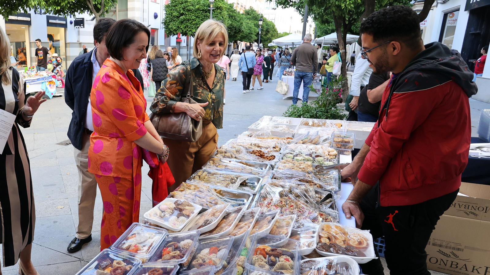 El centro de Jerez lleno este sábado