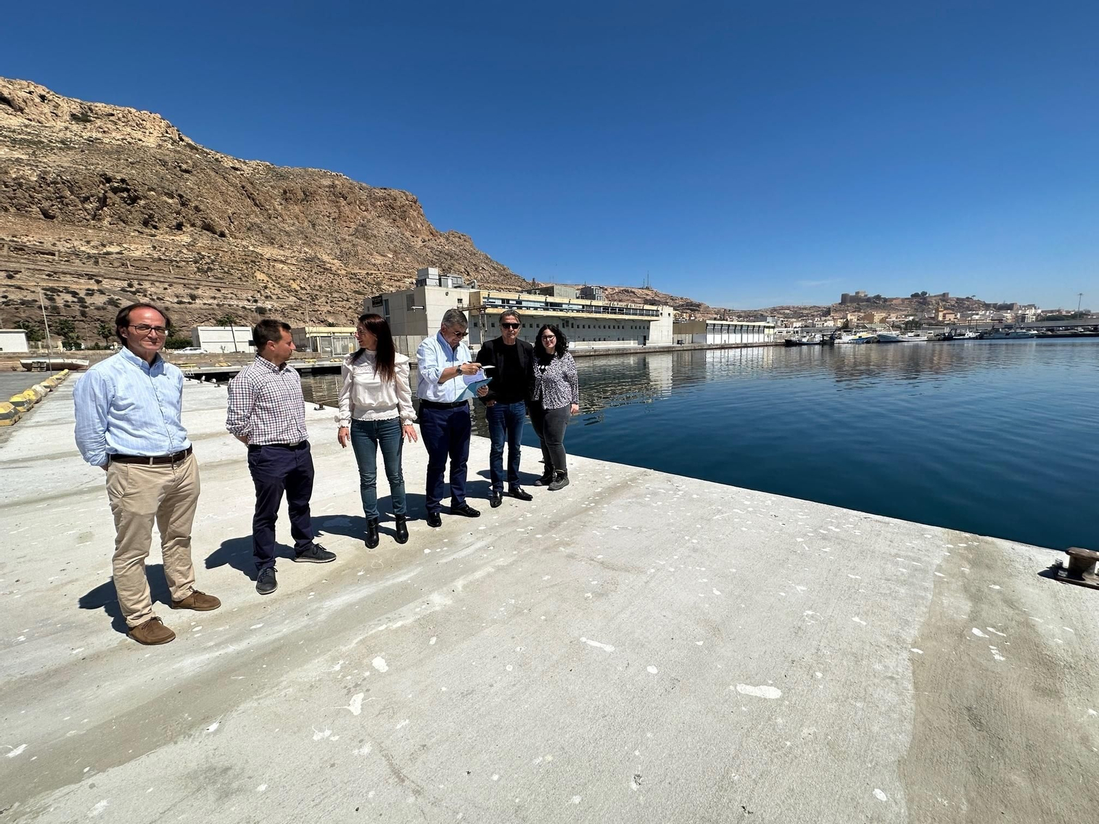Recepción de las obras de acondicionamiento del Muelle de Ribera. Recepción de las obras de acondicionamiento del Muelle de Ribera.
