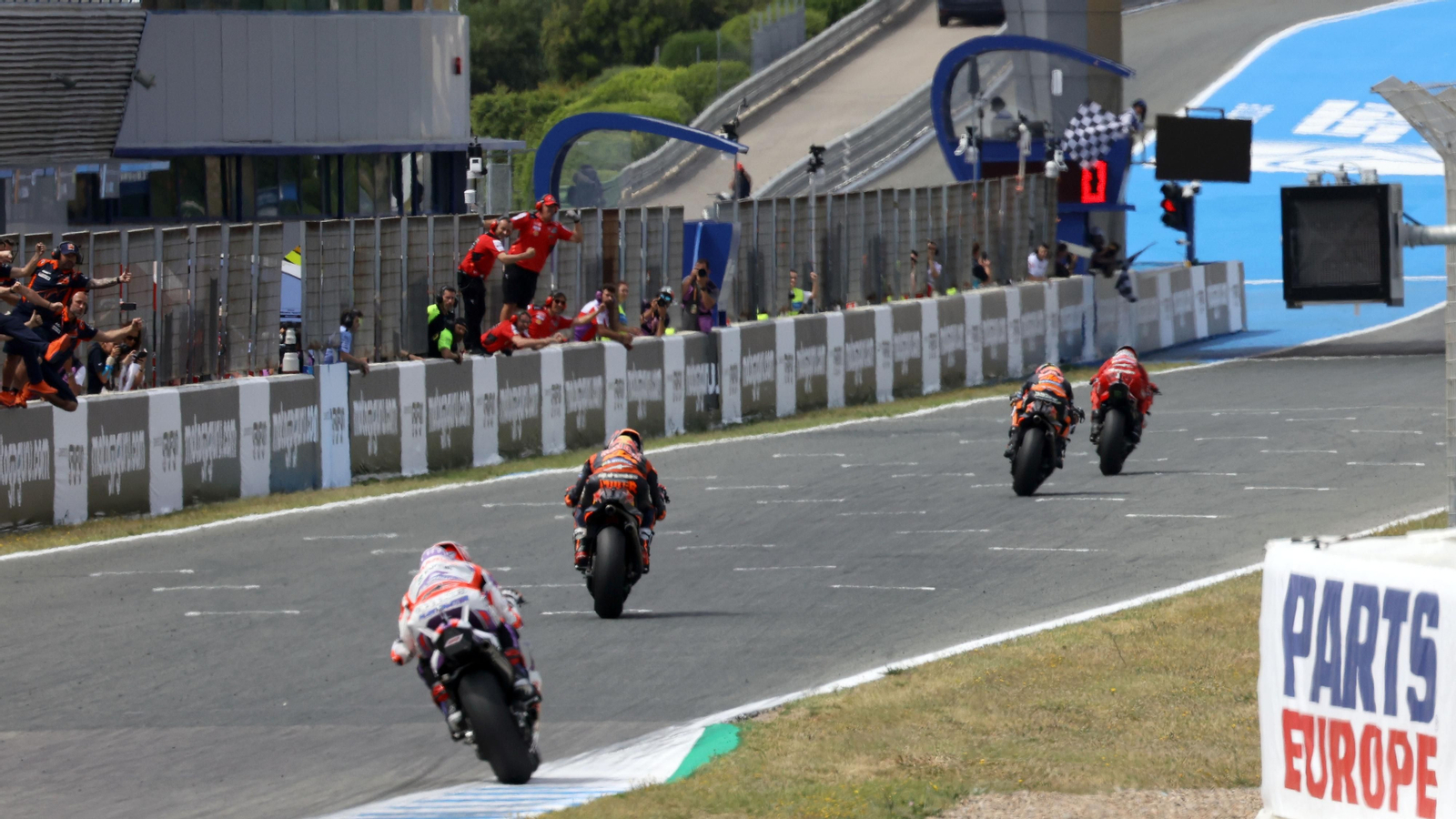 Carrera de MotoGP en el Circuito de Jerez