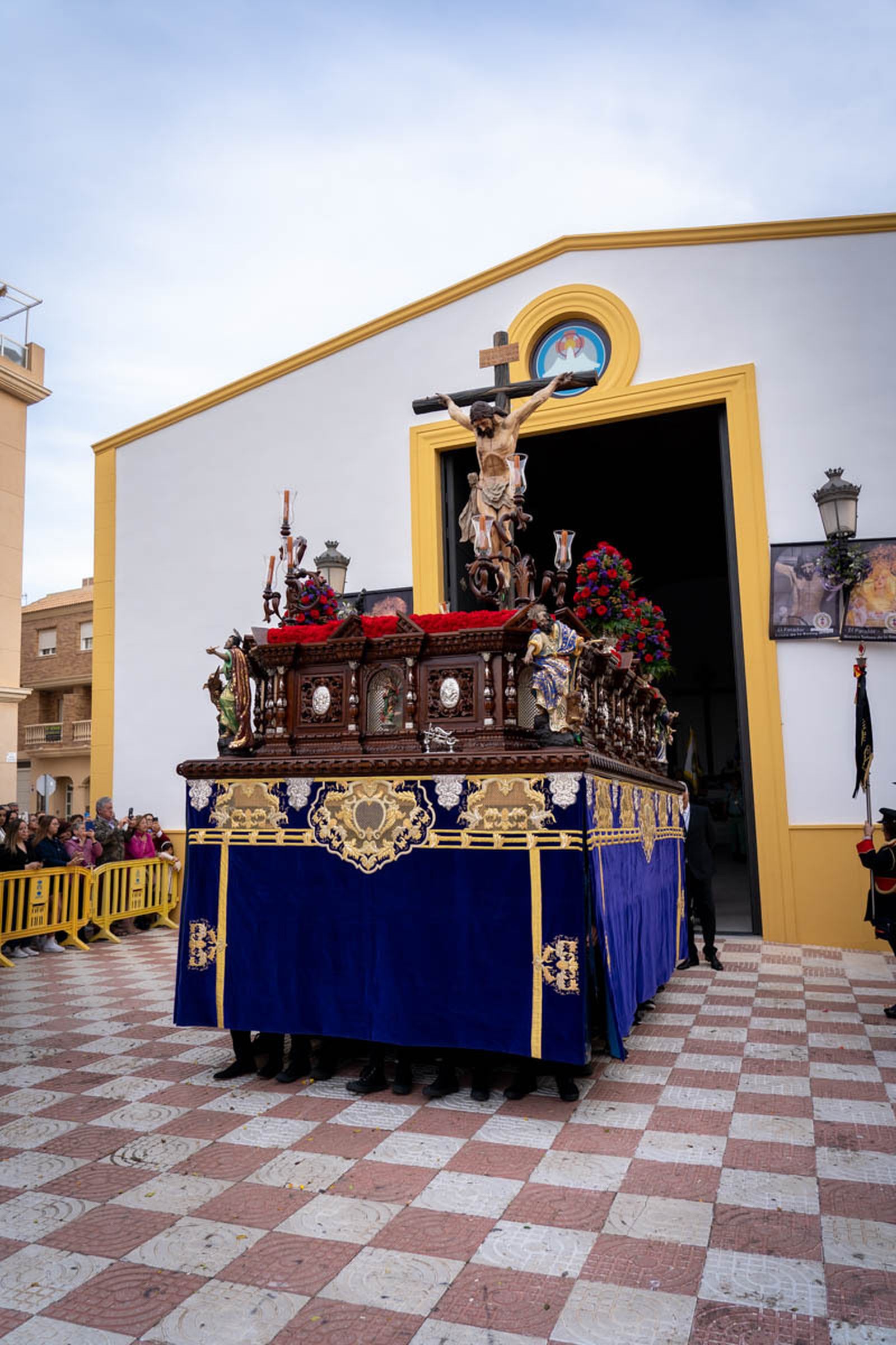 La procesión del Jueves Santo en el Parador de las Hortichuelas, en imágenes