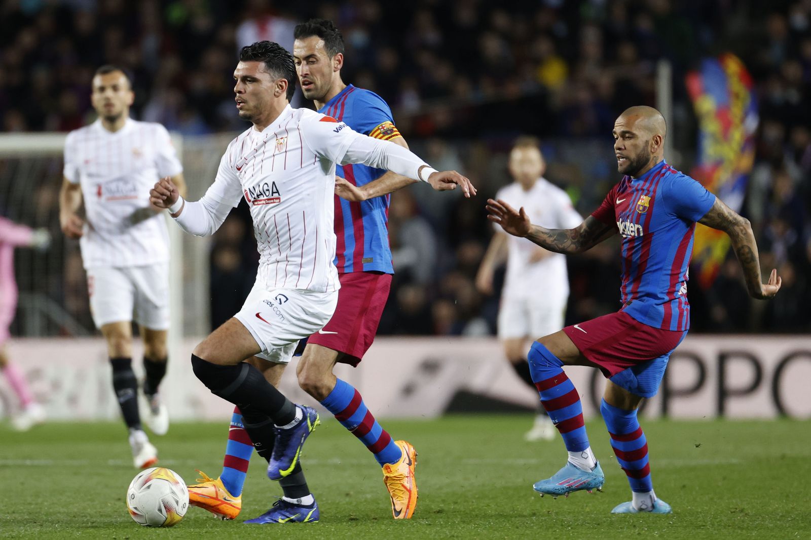 Rekik, en un lance del partido.