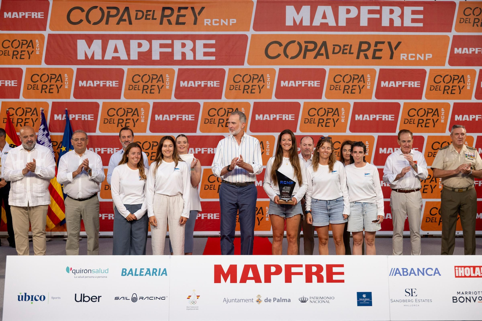 Las fotos de la entrega de premios de la Copa del Rey Mapfre de vela