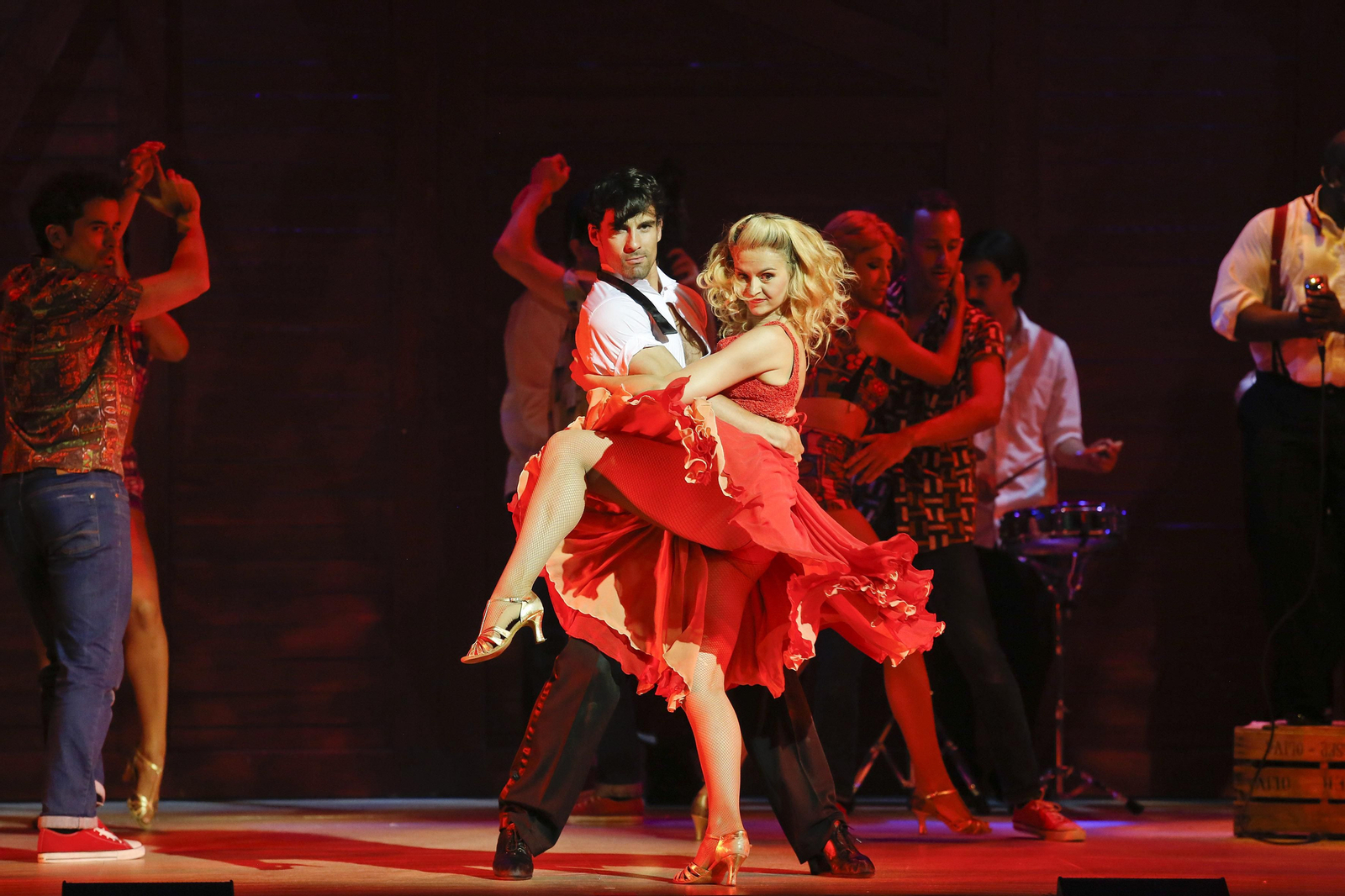 Una escena del musical.