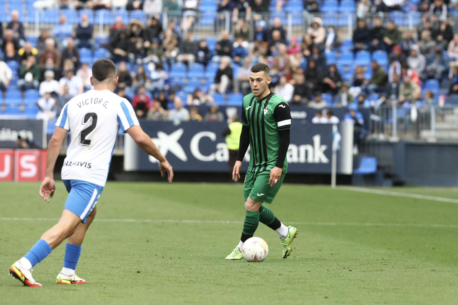 Rahmani, en La Rosaleda. Rahmani, en La Rosaleda.