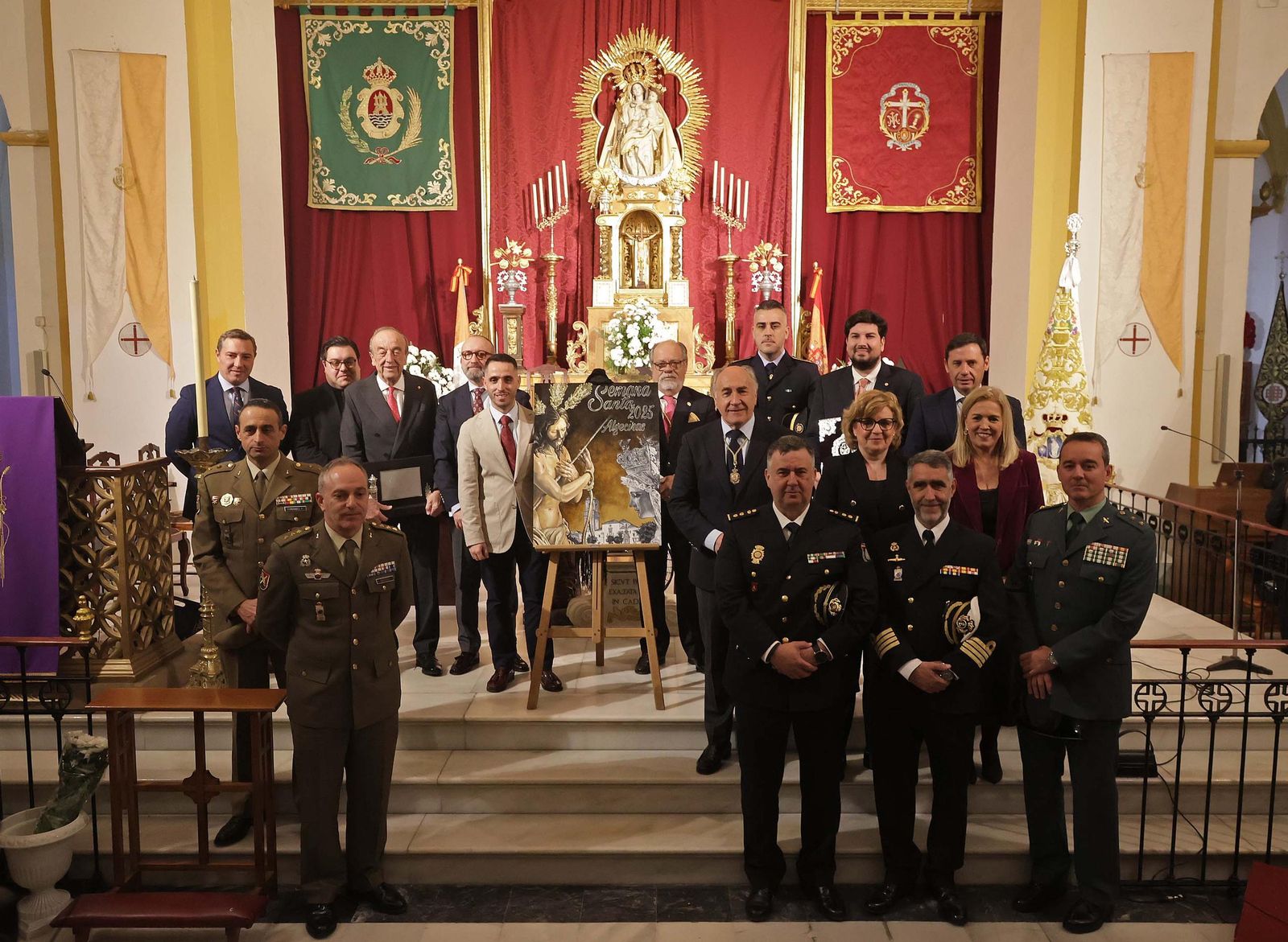Fotos de la presentación del cartel de la Semana Santa de Algeciras 2025
