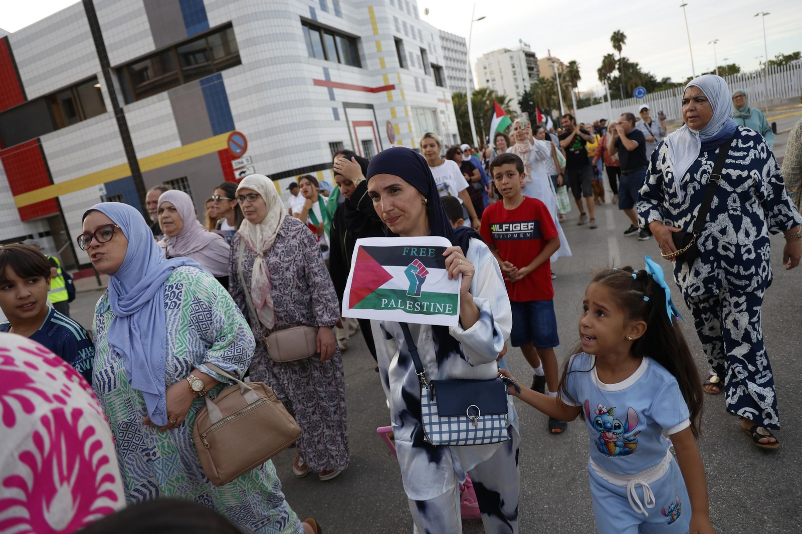 Las fotos de la marcha de apoyo a Palestina en Algeciras
