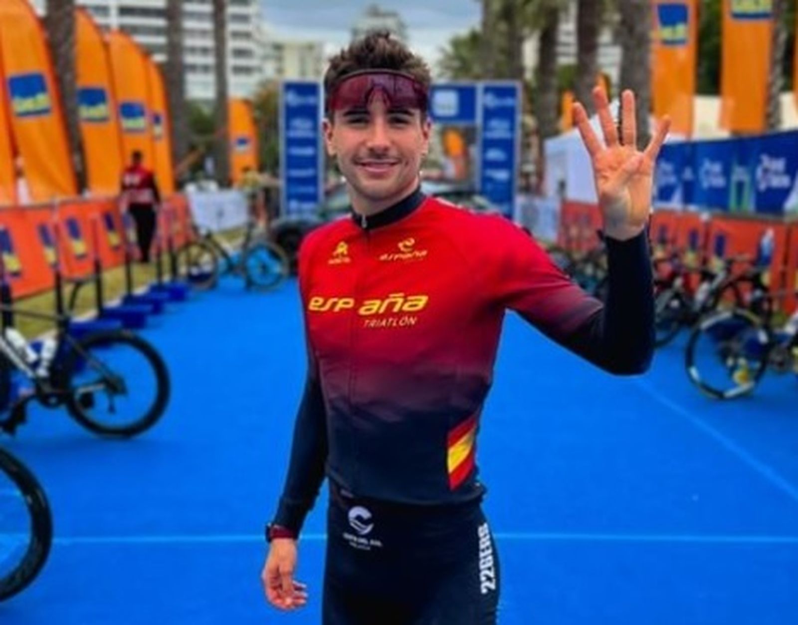 Alberto González, tras acabar cuarto en Chile.