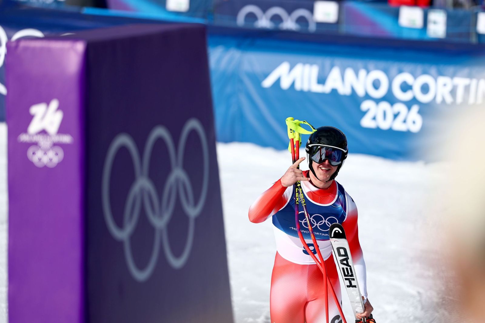 Las espectaculares fotos del descenso masculino en los Juegos Olímpicos de invierno