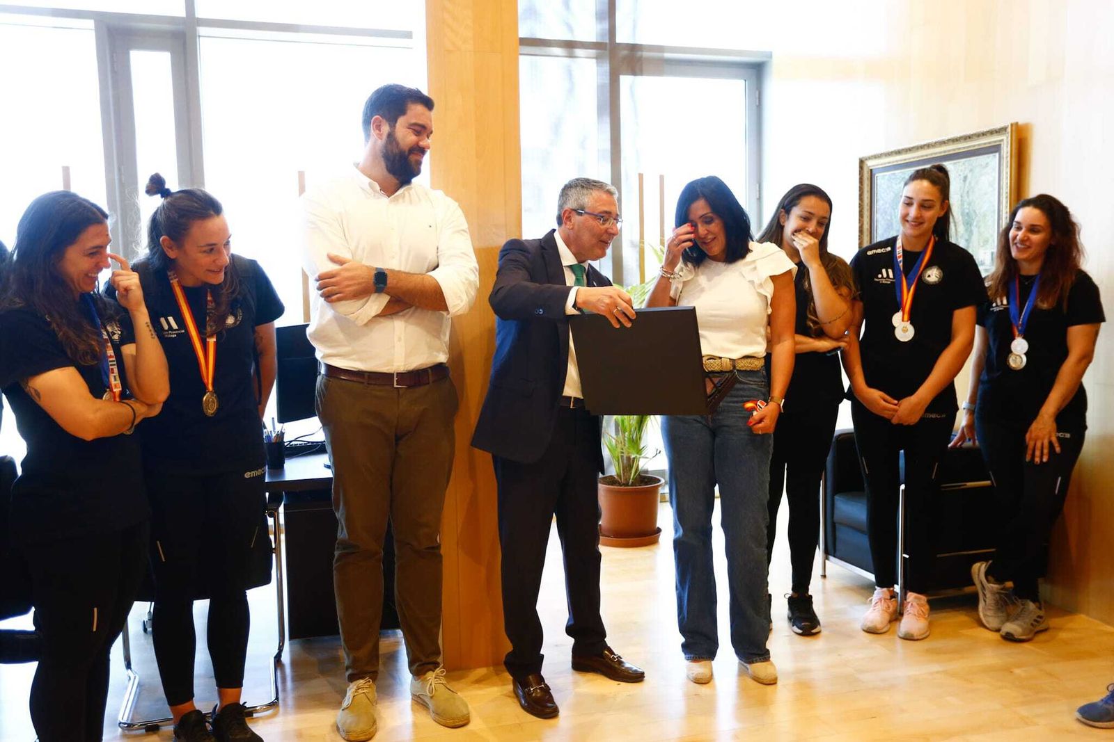 La recepción al Costa del Sol en la Diputación, en fotos