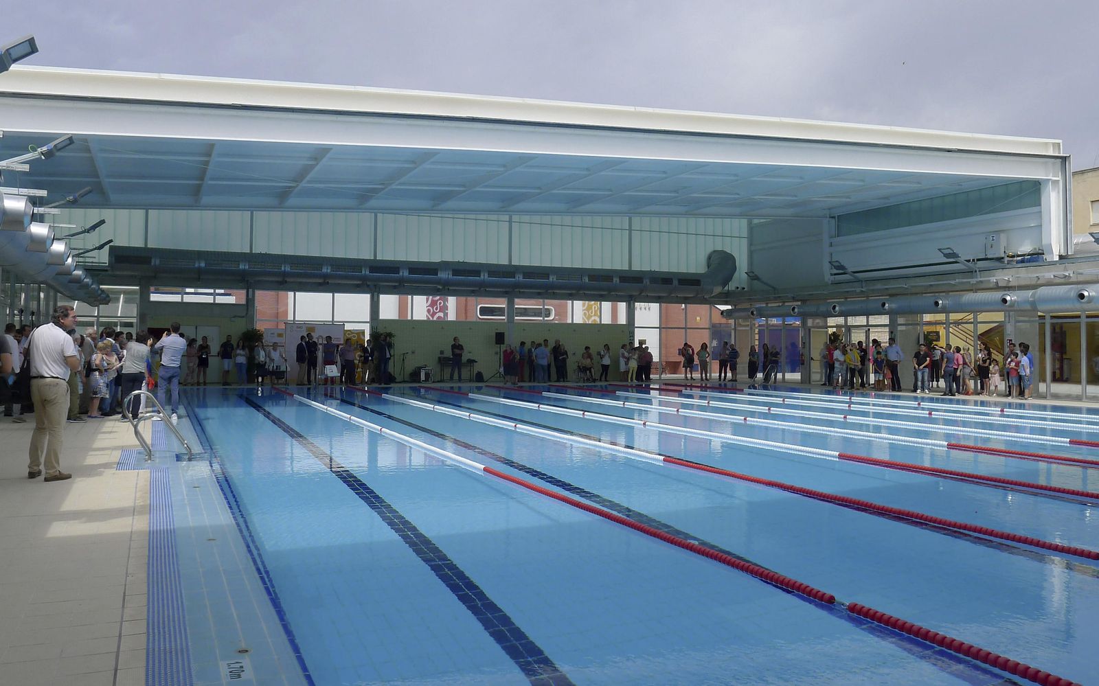 Piscina del Tiro de Línea, para cuya depuradora se ha modificado parte del presupuesto del IMD.