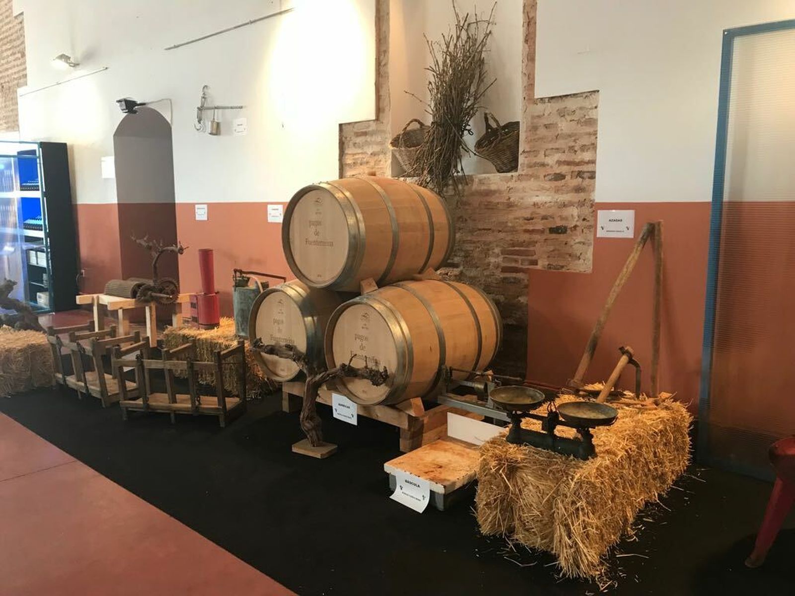 Exposición 'Aperos del Ayer', la pasada edición de la Feria del Vino de Constantina.