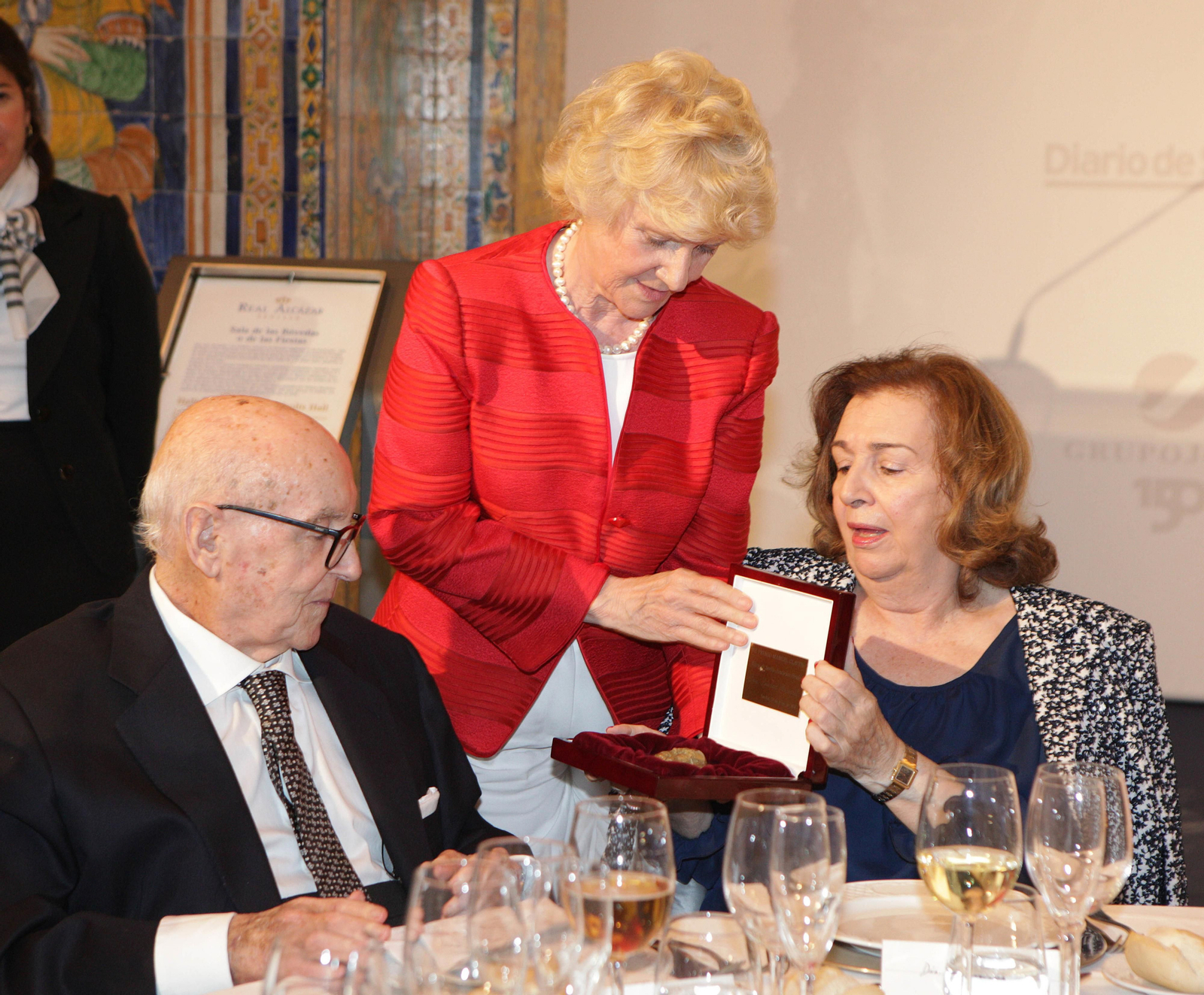 Los asistentes al VII Premio Manuel Clavero