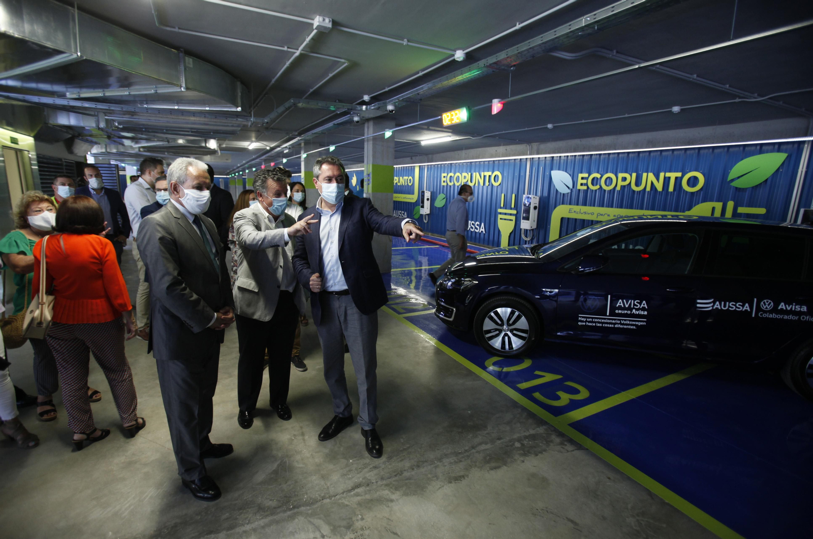 Inauguración del aparcamiento de Rafael Salgado de Bami