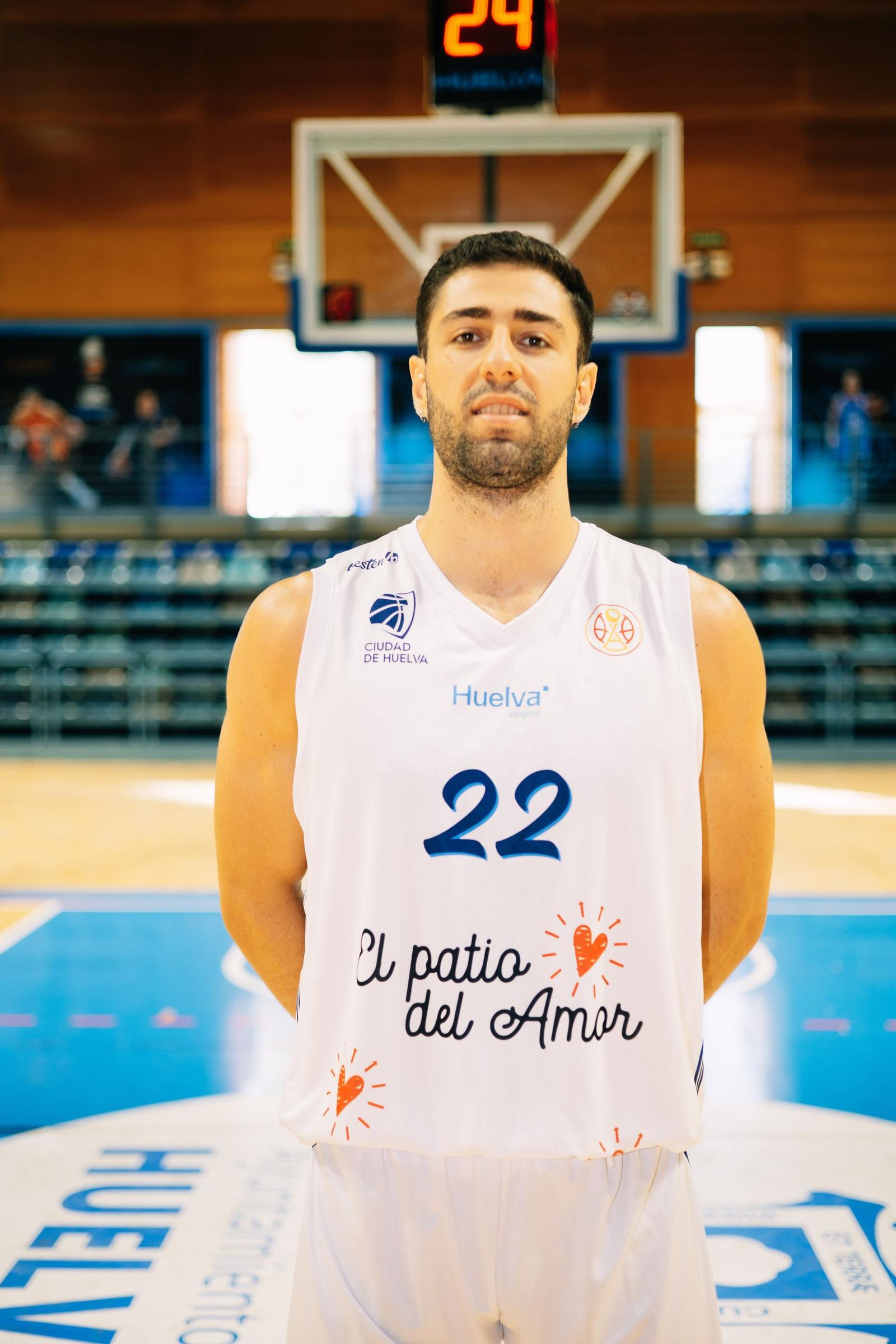 Unai Barandalla, jugador del Ciudad de Huelva.