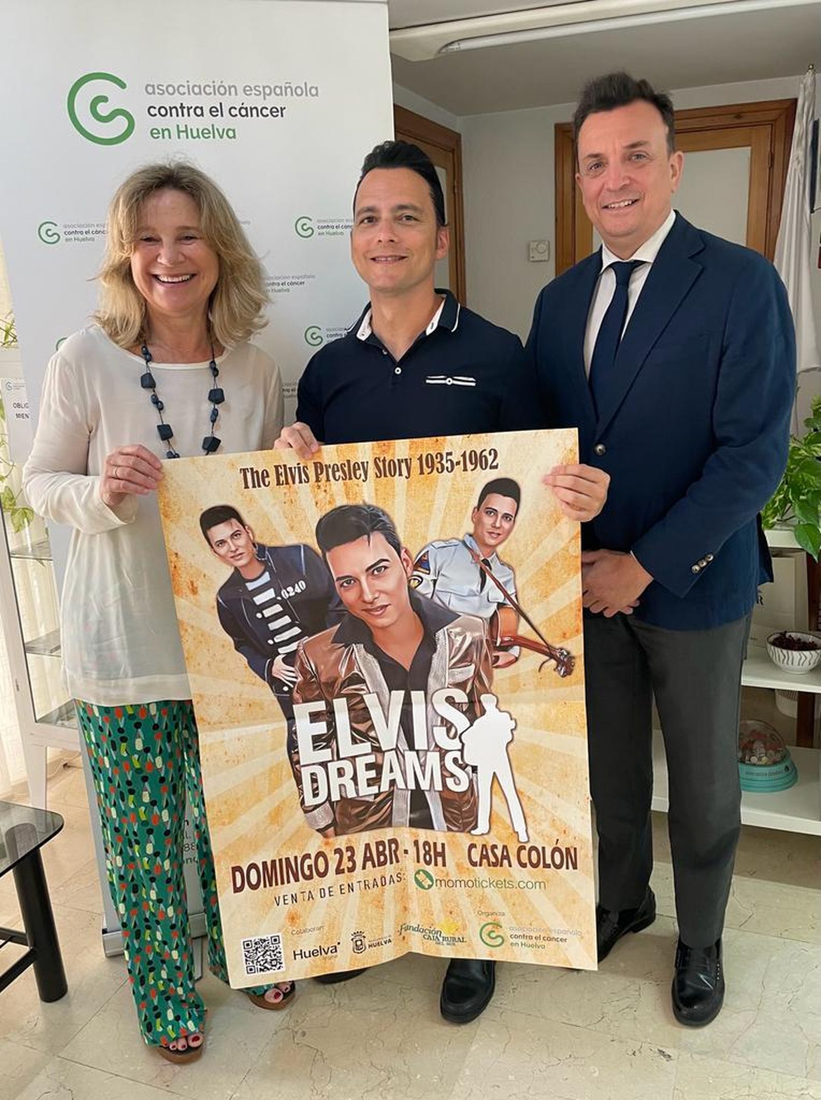 La Asociación contra el Cáncer de Huelva recauda 6.000 euros del concierto solidario 'Elvis Dreams'