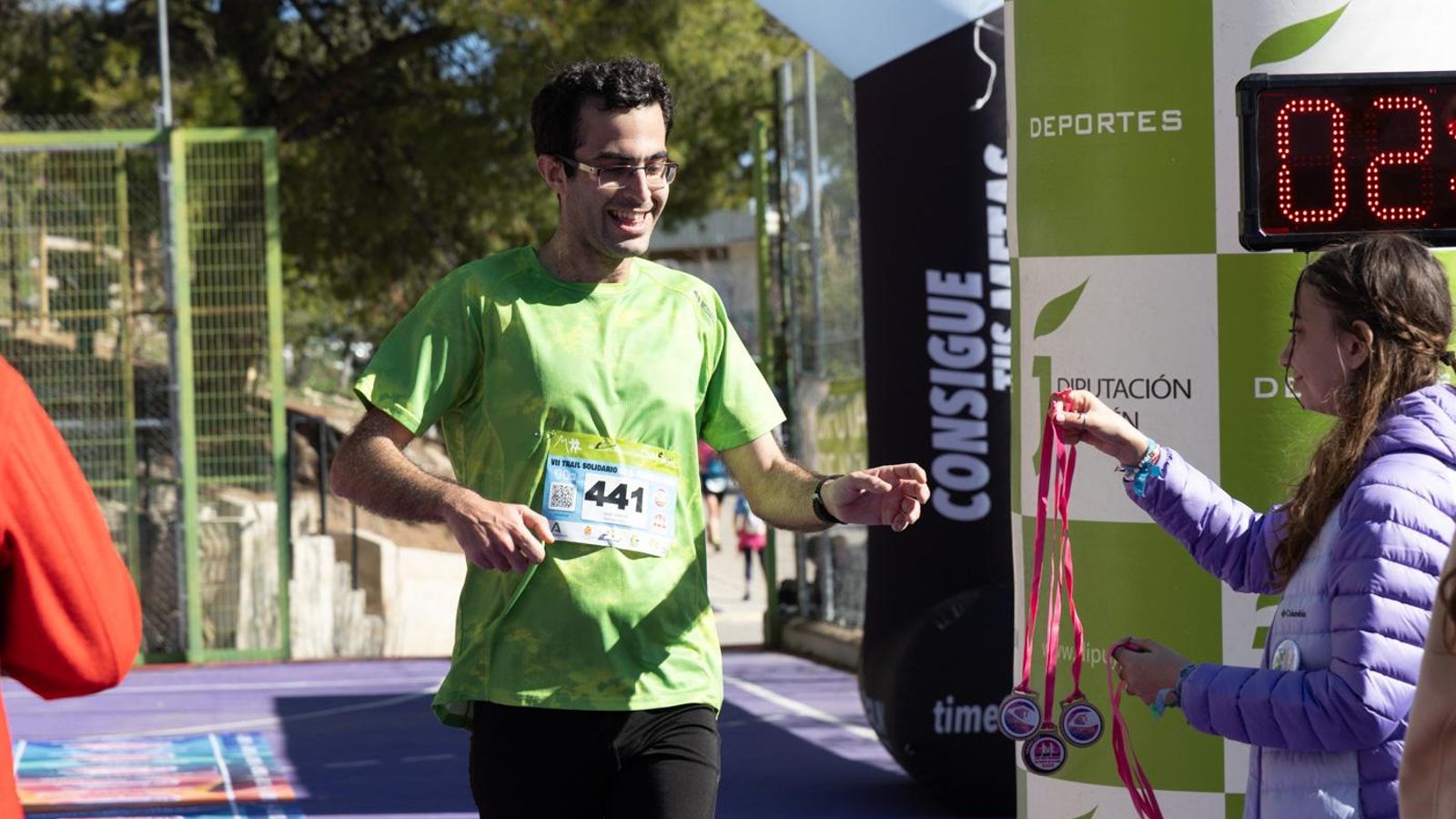 En imágenes: kilómetros para la esperanza de Celia en el CxM Trail Solidario IES Fuente de la Peña (I)