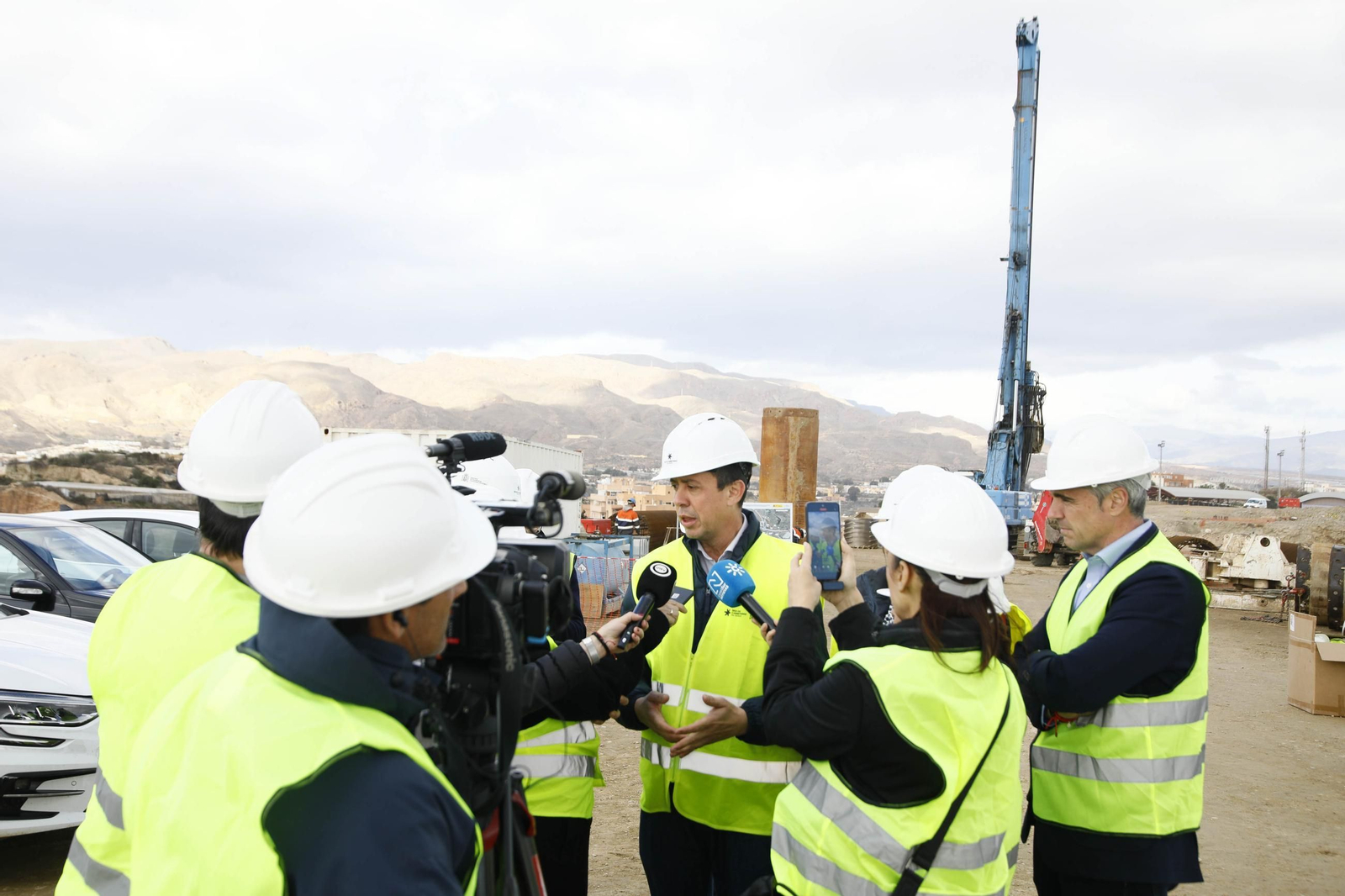 Remodelación del enlace de las autovías A-7 y A-92, en imágenes