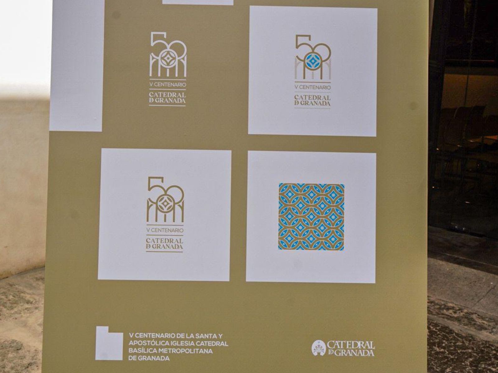 Así es el logotipo, presentado con diferentes propuestas