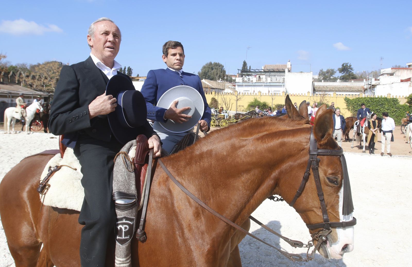La marcha hípica en Córdoba por el 28-F, en fotografias.