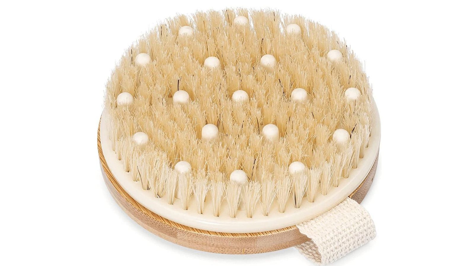 Cepillo exfoliante con cerdas naturales de jabalí