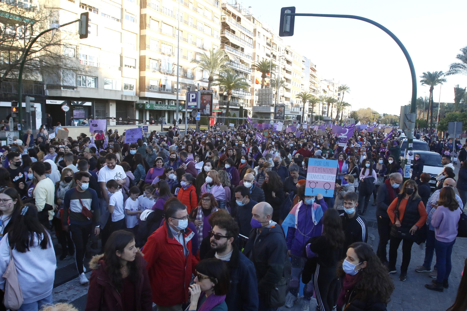 La manifestación del 8M en Córdoba, en fotografías
