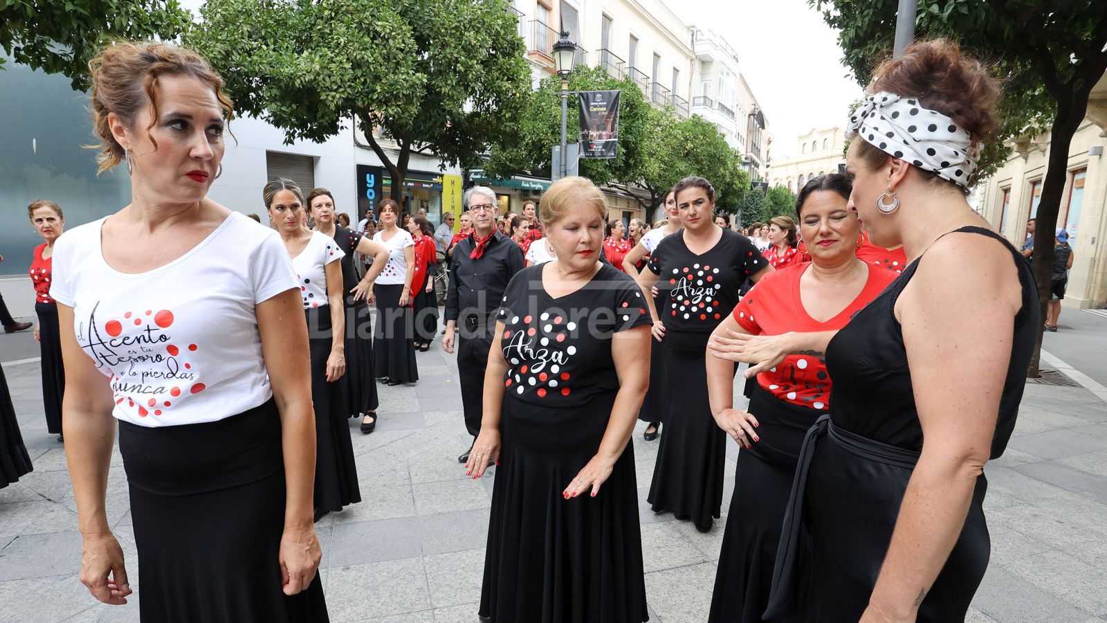Flashmob de la academia de baile de Fani Muñoz en Jerez