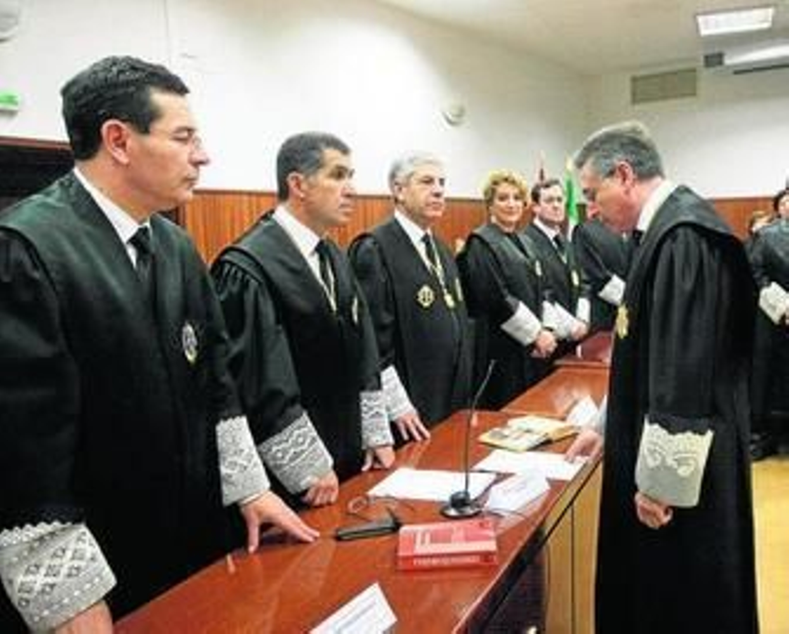 Toma de posesión del nuevo presidente de la Audiencia de Córdoba, Francisco Sánchez Zamorano.