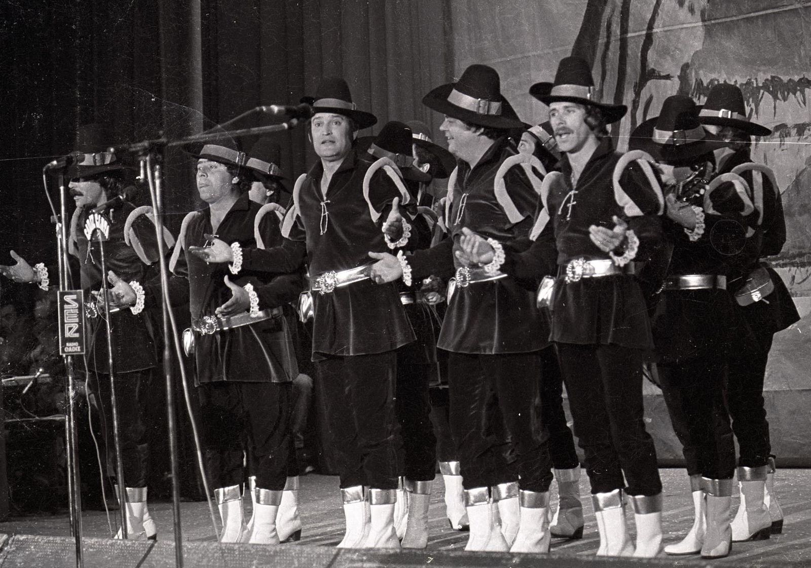 Comparsa 'Gibraltareños', tercer premio provincial de 1981.