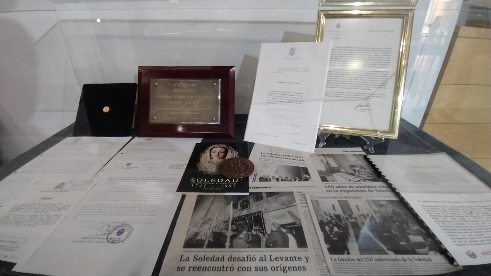 Así es la exposición 'Antiquum legatum fidei' de la hermandad de la Soledad