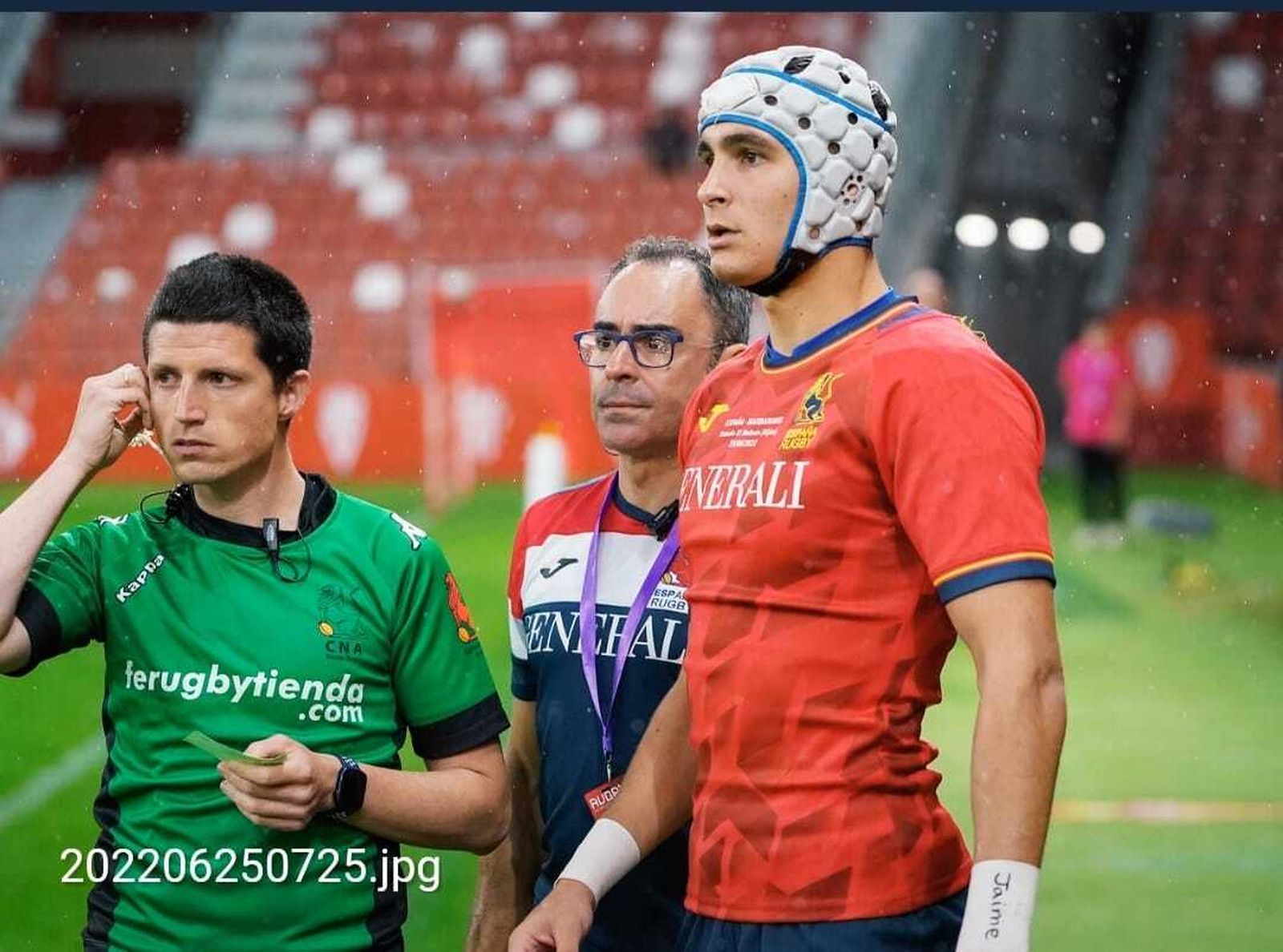 Alberto Carmona con el combinado nacional.