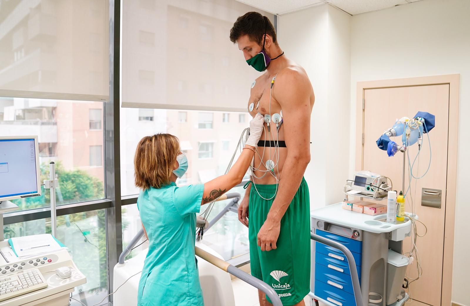 Rubén Guerrero, durante las pruebas físicas