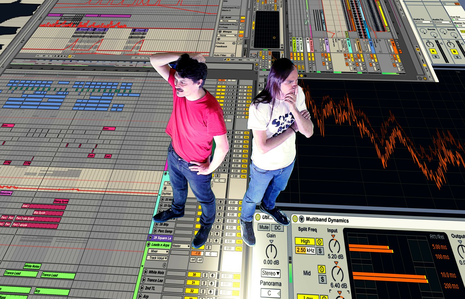 Edu Pou y Pau Rodríguez, los dos miembros de Za!