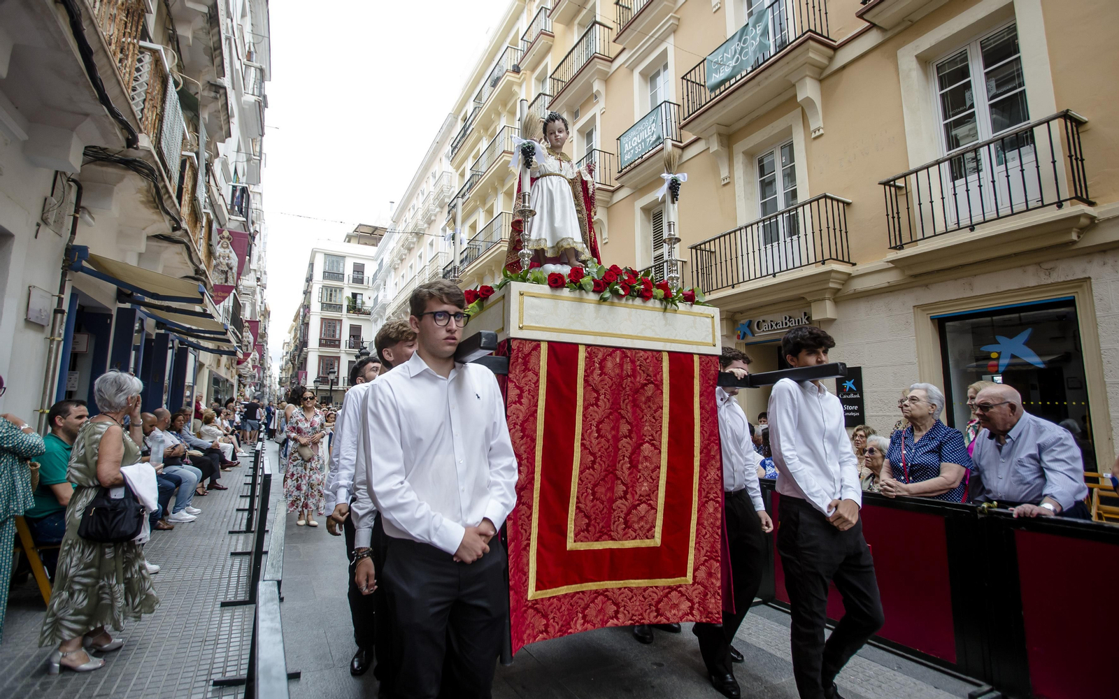 Las imágenes de la procesión del Corpus