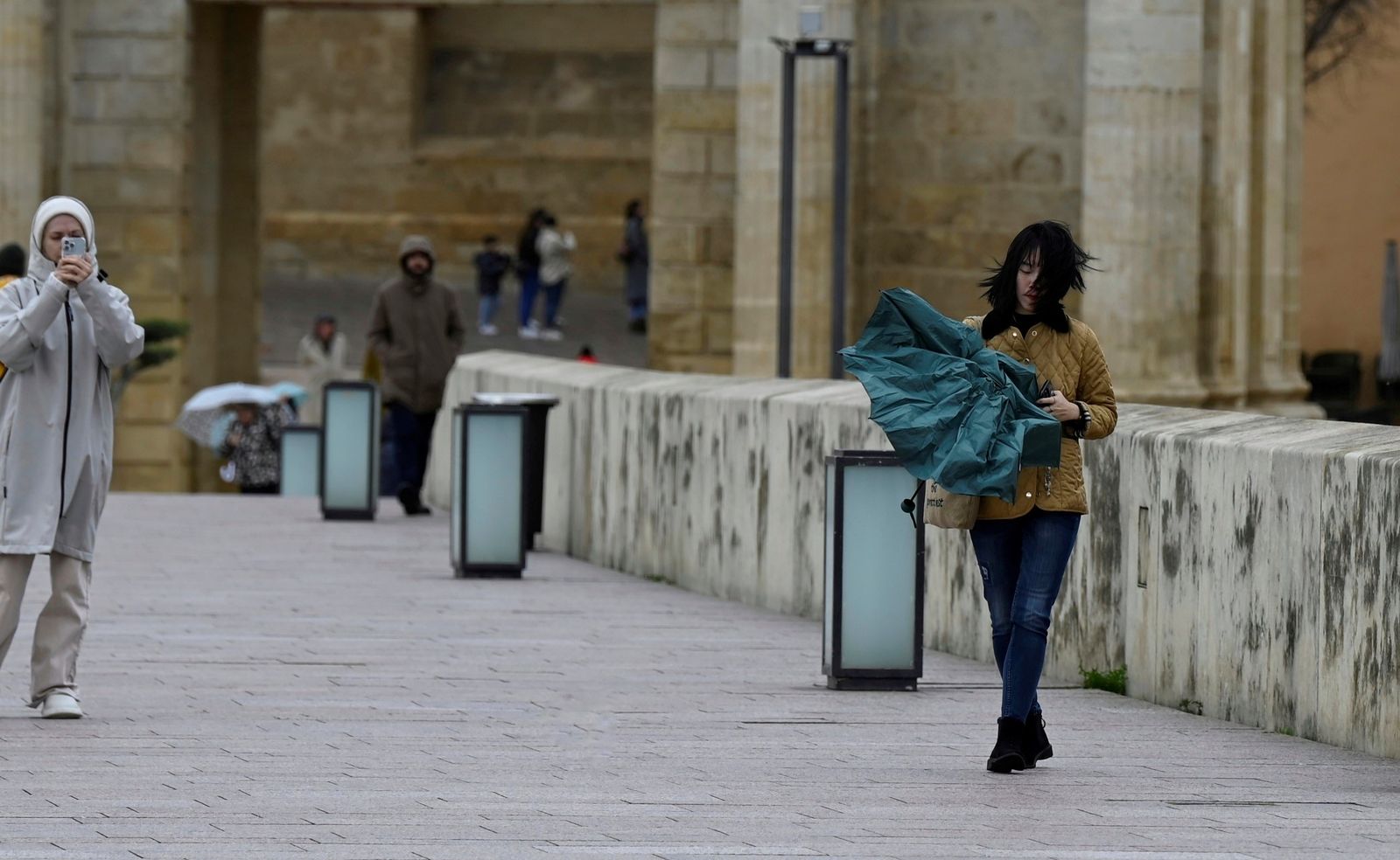 El paso de la borrasca 'Herminia' por Córdoba, en imágenes