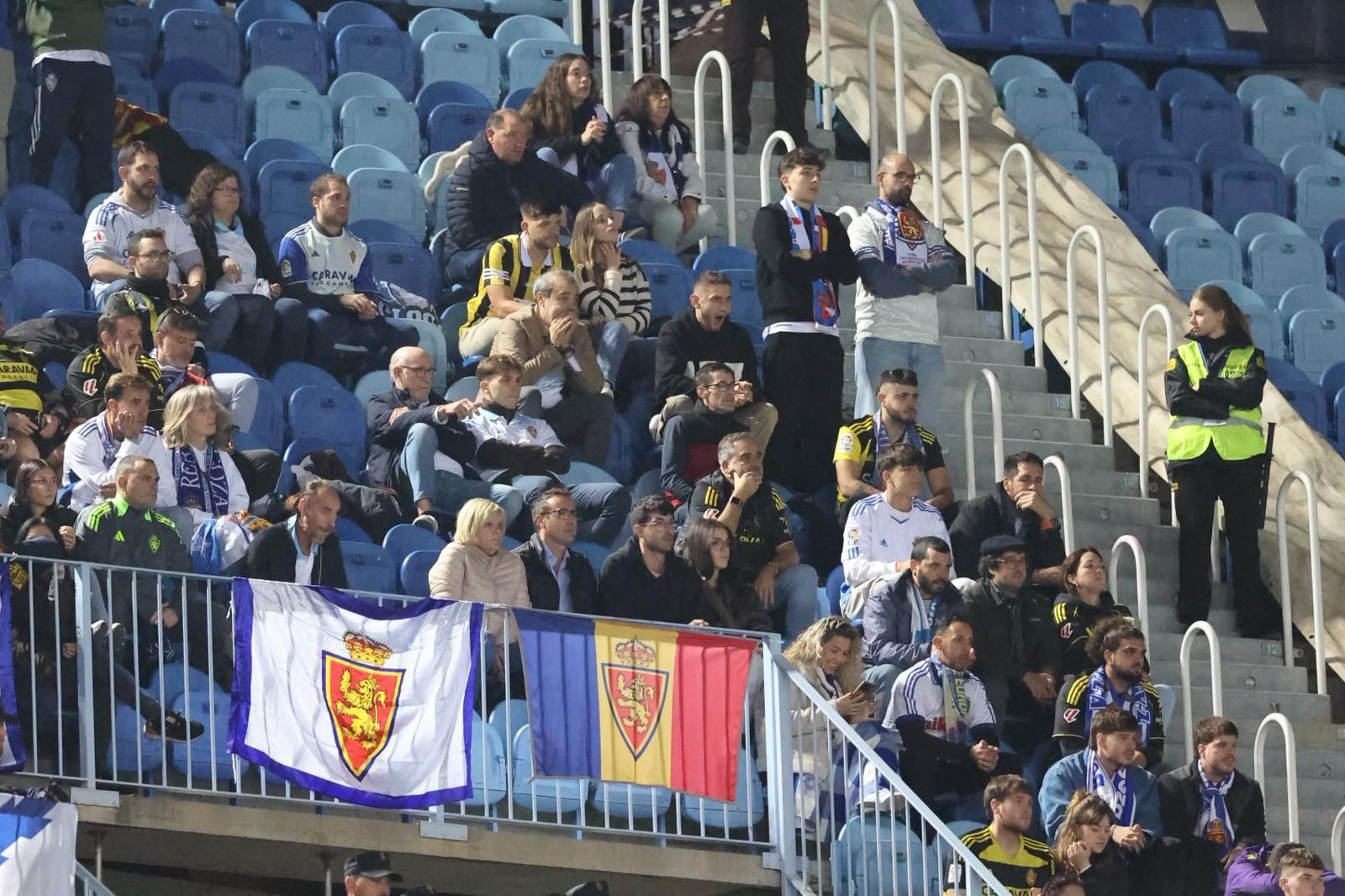Búscate en las gradas de La Rosaleda en el Málaga CF-Zaragoza