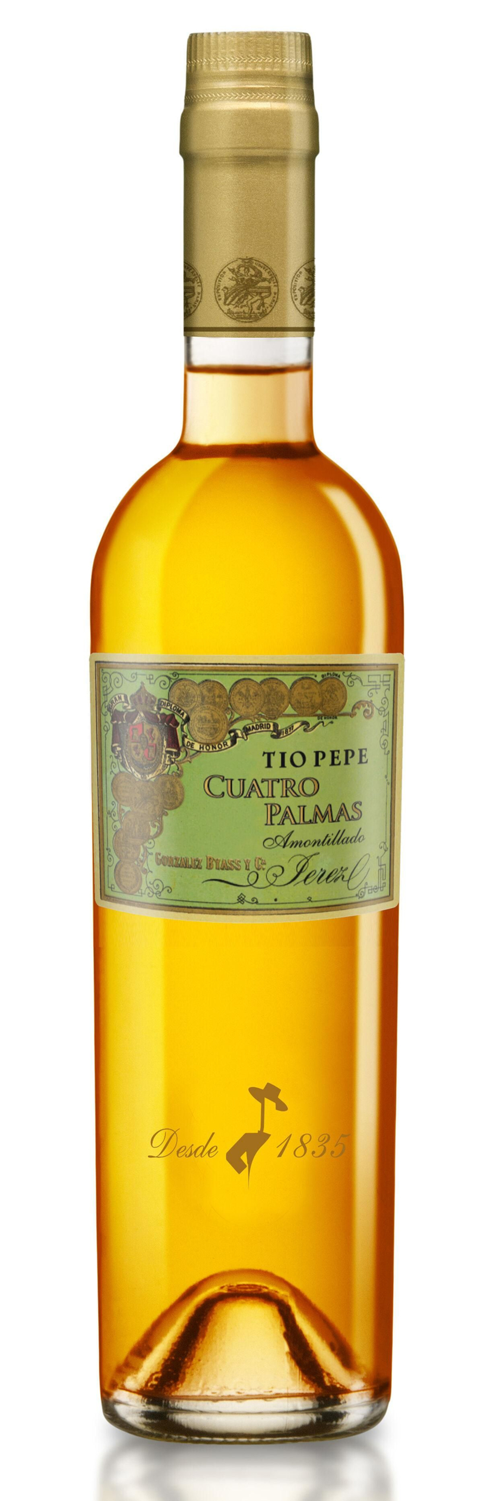 Tío Pepe Cuatro Palmas, Amontillado muy viejo de González Byass.
