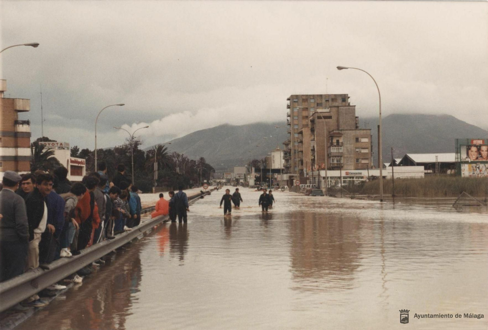 Las fotos de las inundaciones de 1989 en Málaga