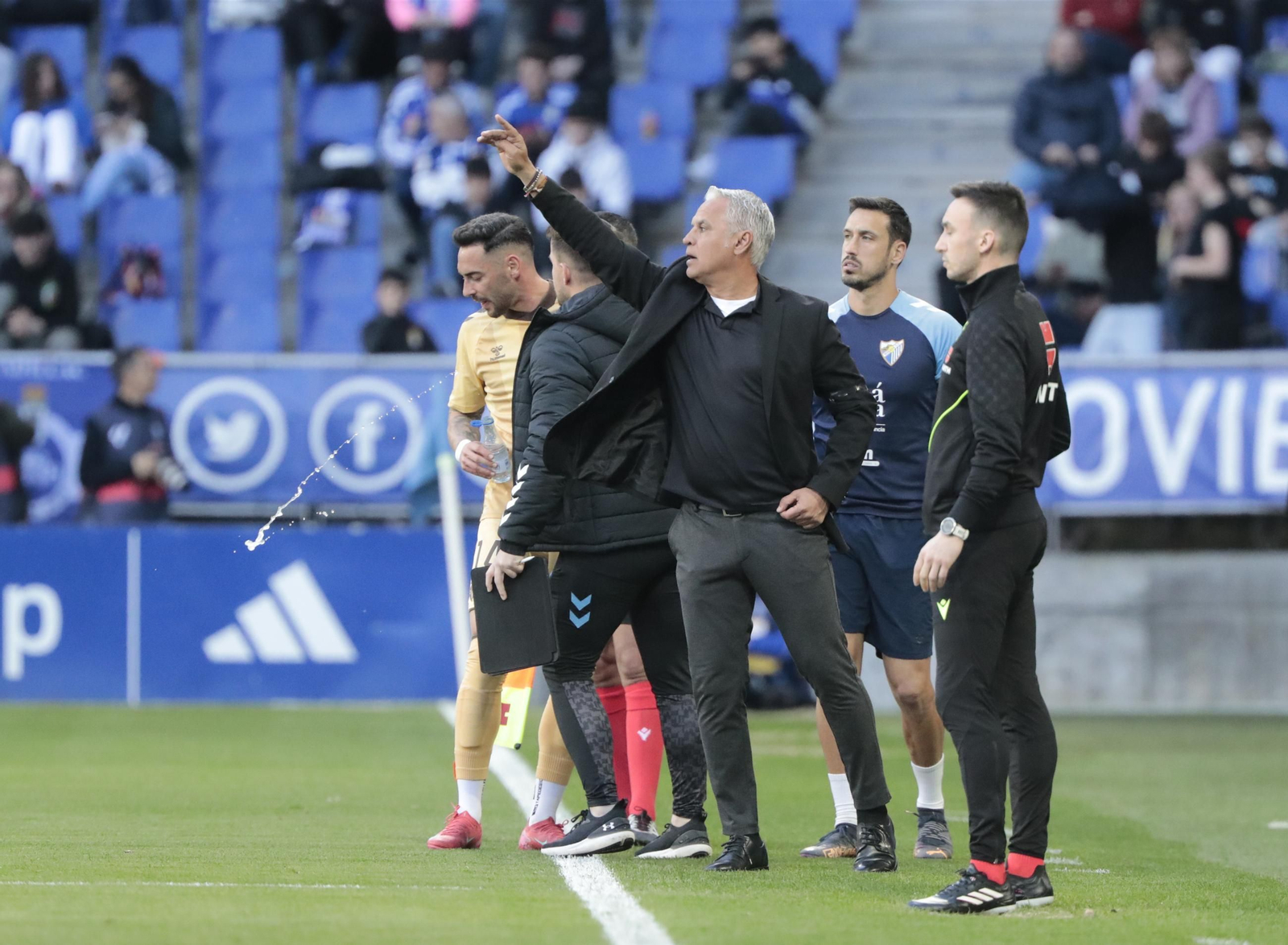 El Real Oviedo-Málaga CF, en fotos