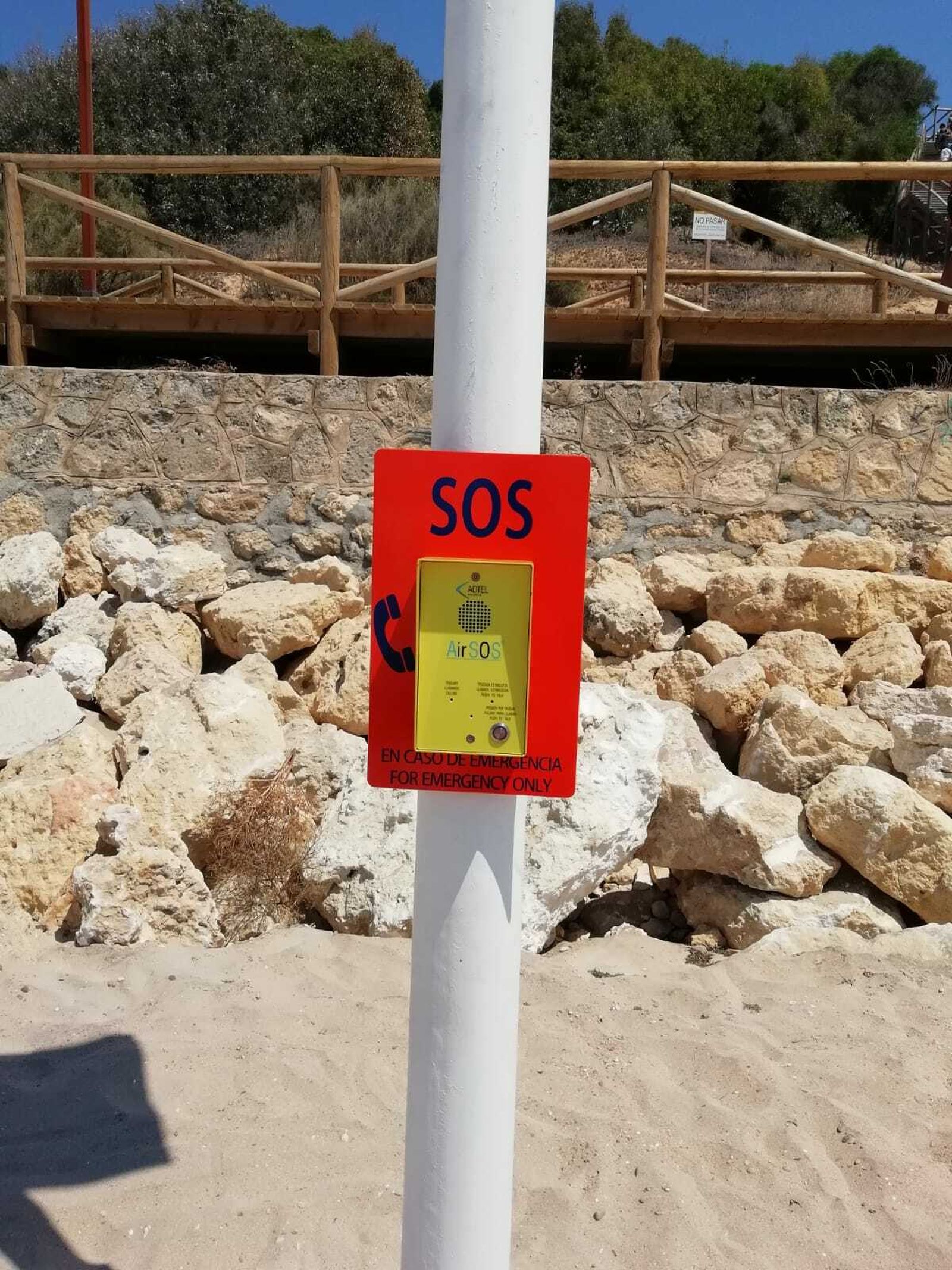 Imagen de uno de los cincos nuevos puntos instalados.