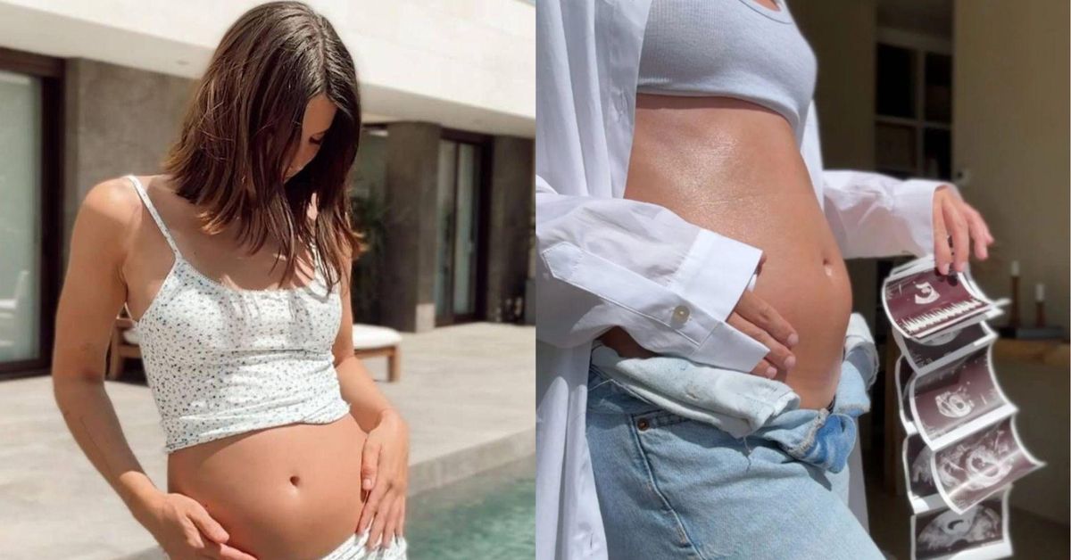 Marta Riumbau da a luz a su primera hija, Julieta