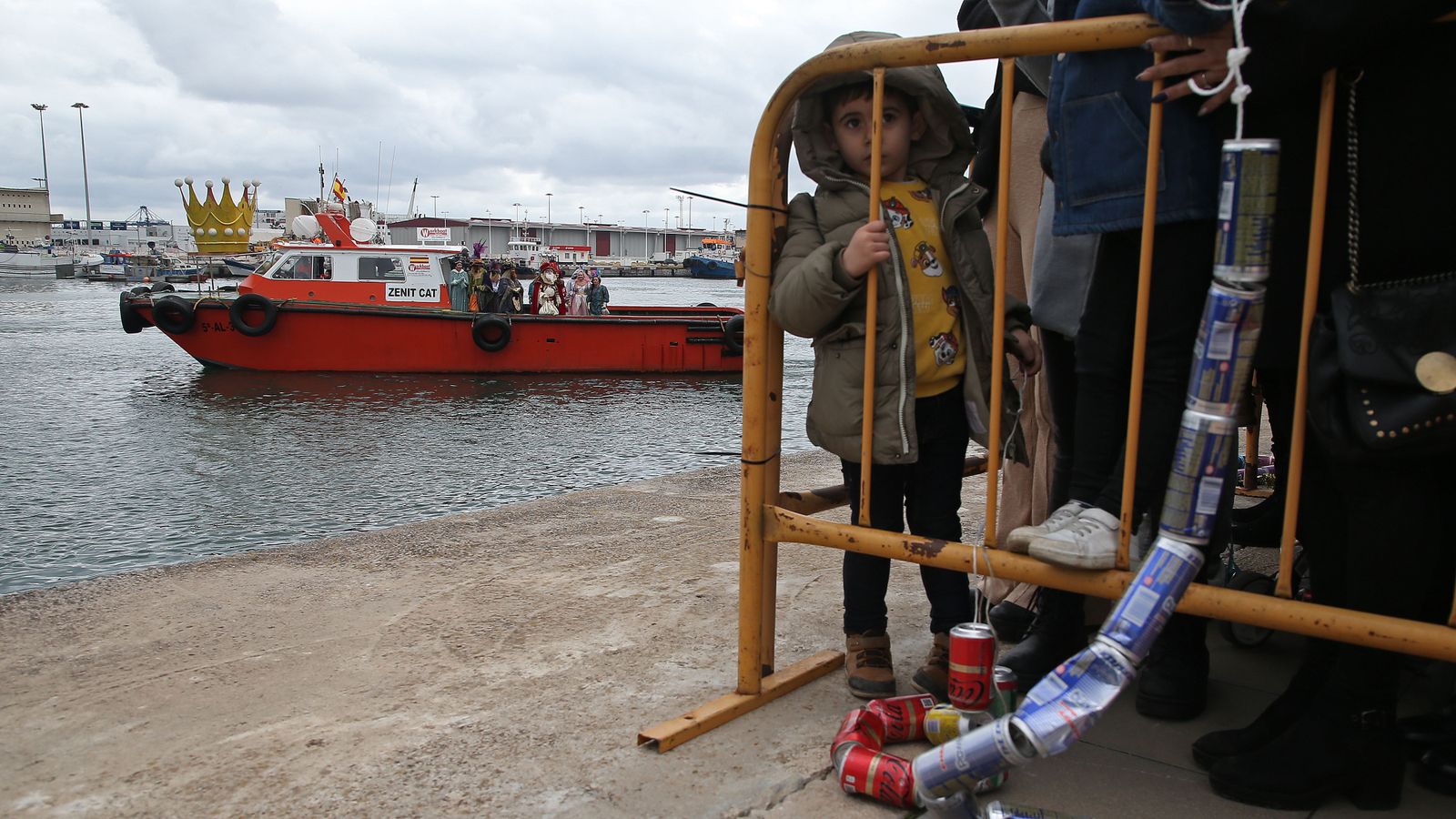 Fotos del arrastre de latas en Algeciras