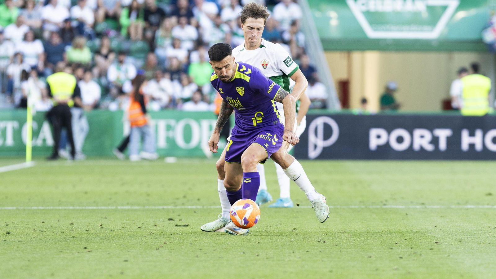 El Elche-Málaga CF, en fotos