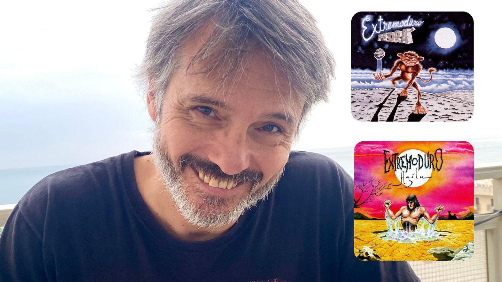 Ramone, el ilustrador malagueño de portadas de discos de Extremoduro.