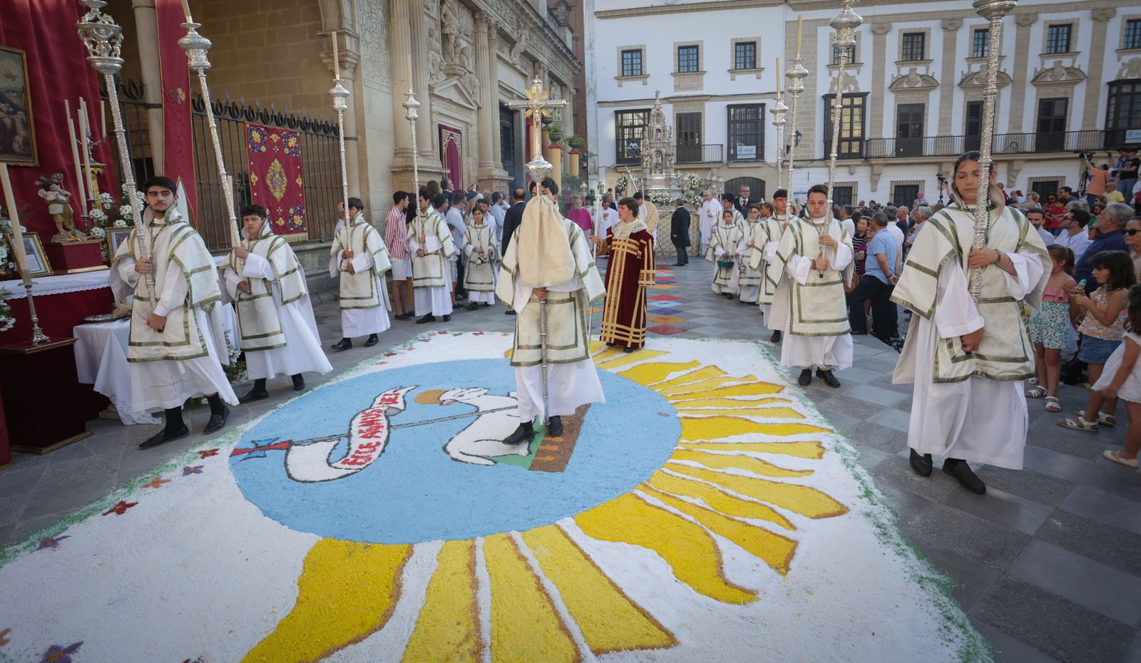 Imágenes de la procesión del Corpus en Jerez
