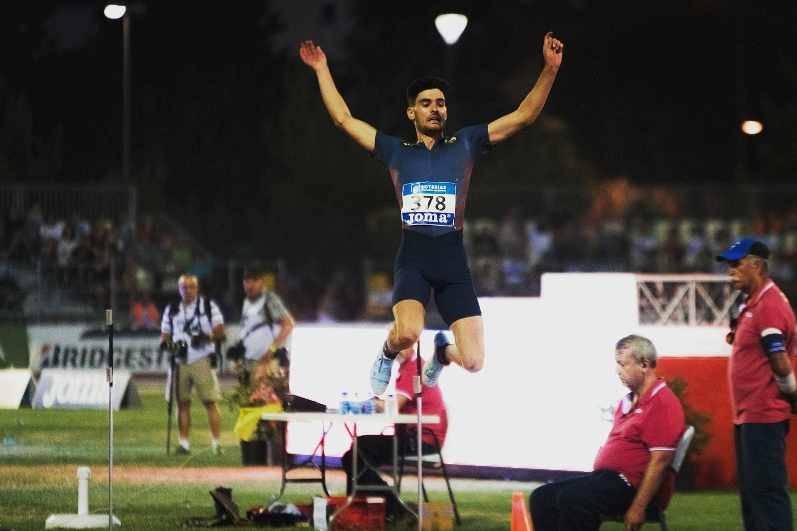 Héctor Santos, compitiendo el pasado fin de semana.