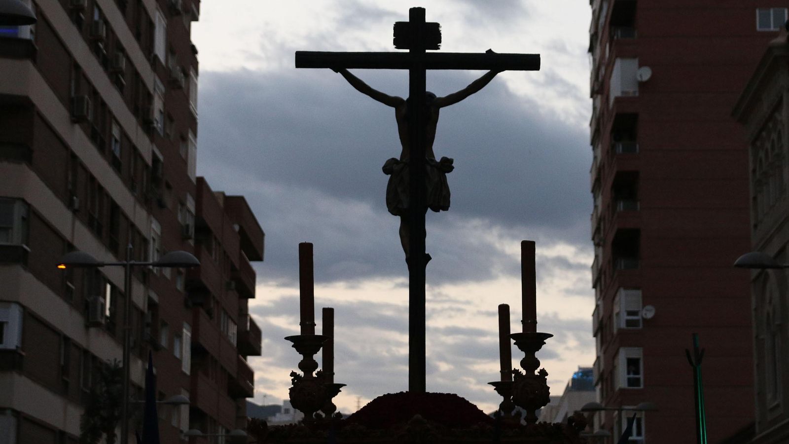 La procesión de las Angustias de Almería.