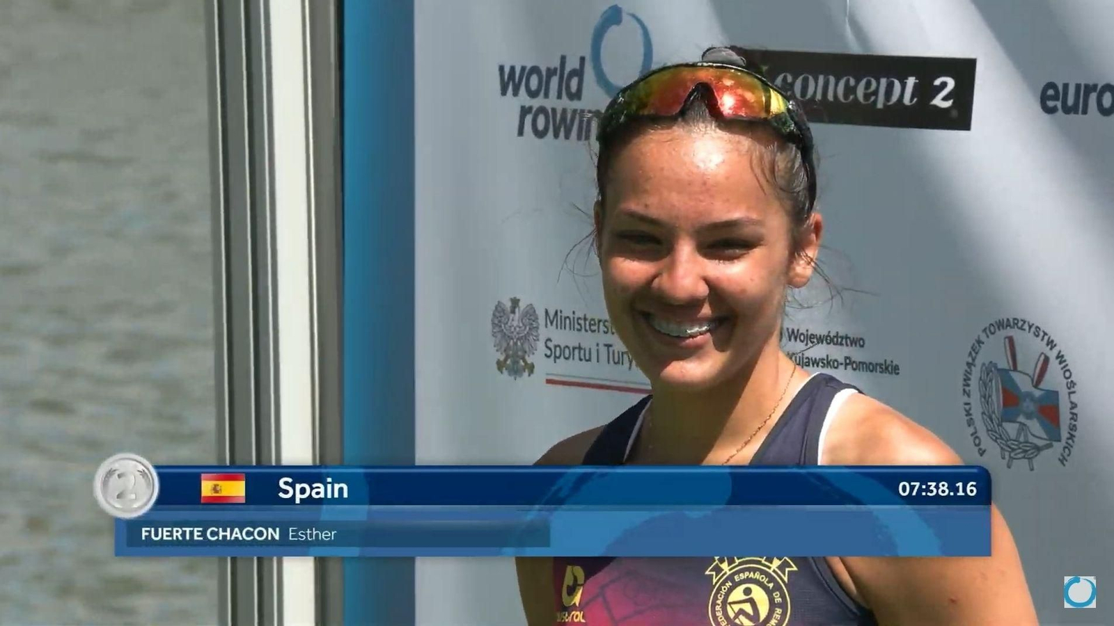 La linenese Esther Fuerte.