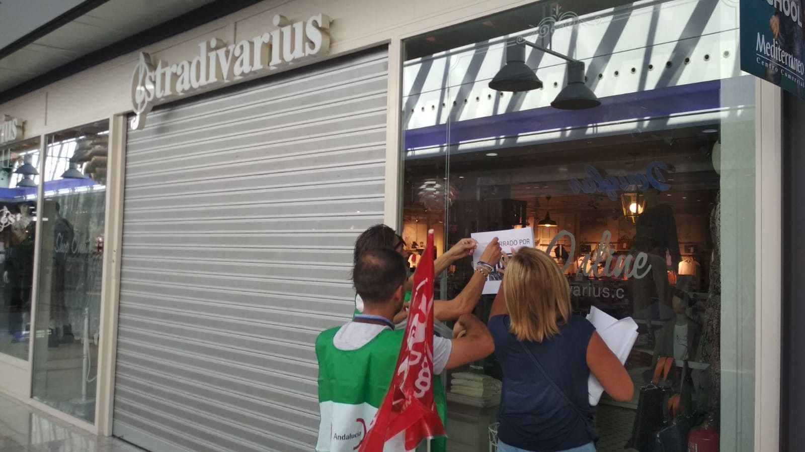 Huelga llevada a cabo en las tiendas de ropa de Almería en septiembre